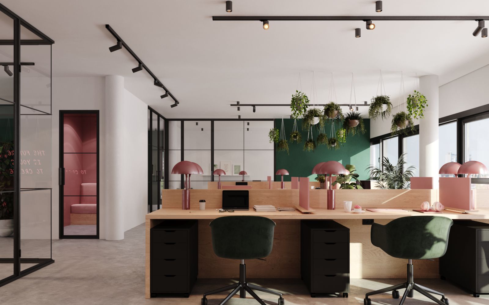 An office floor planned to an occupier brief